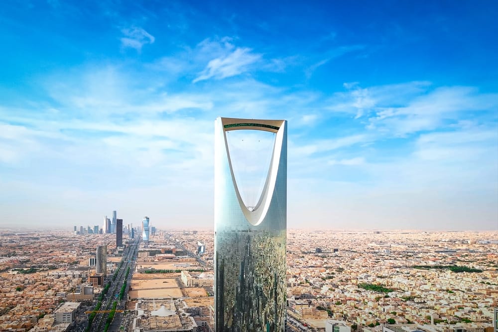 A high tower in Saudi Arabia