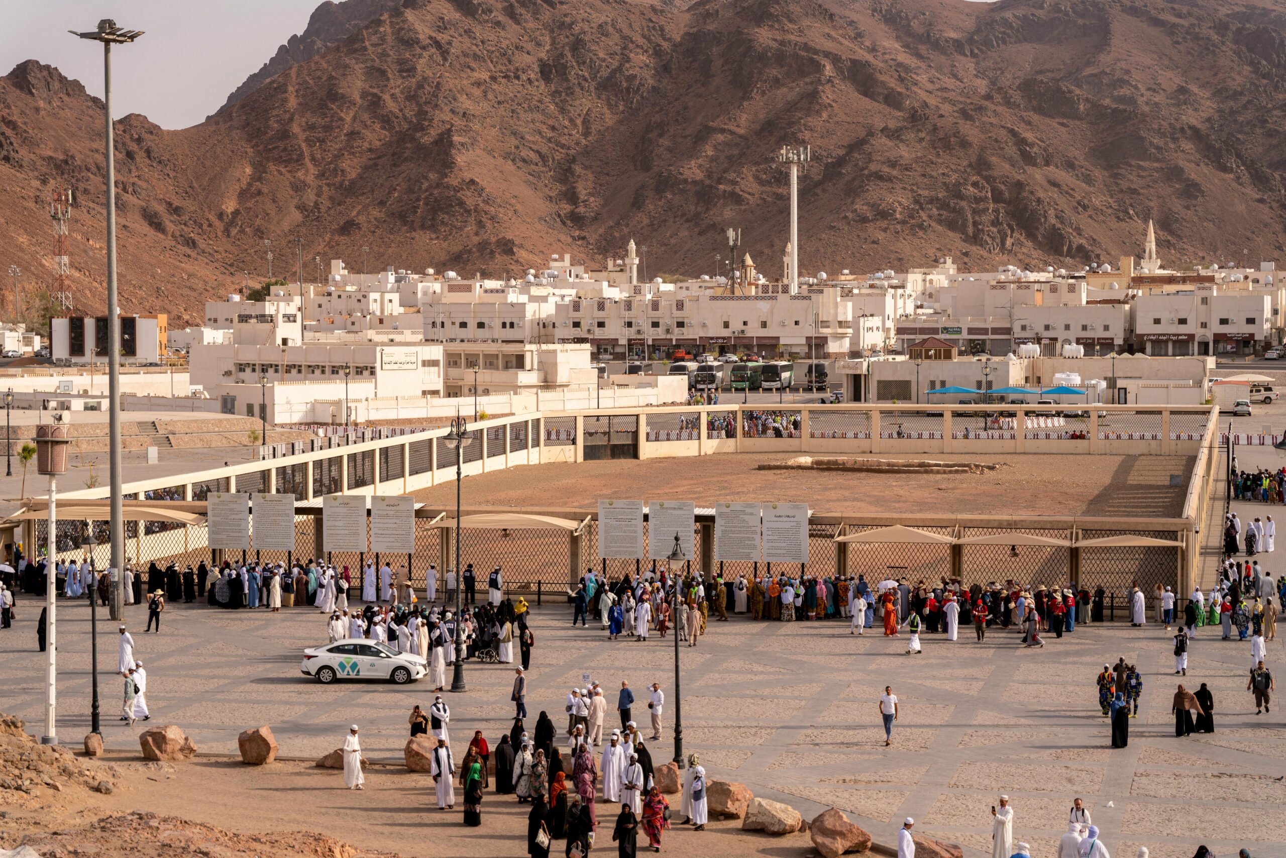 A crowded place in Saudi Arabia