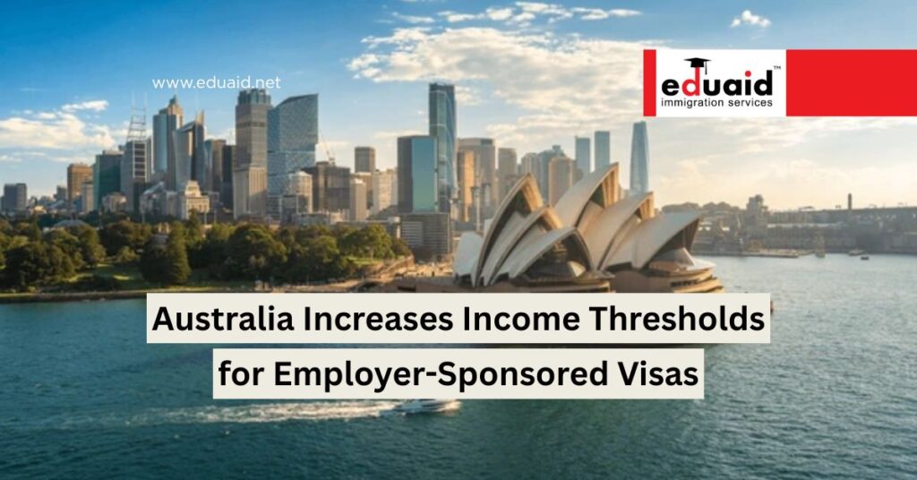 Australia Increases Income Thresholds