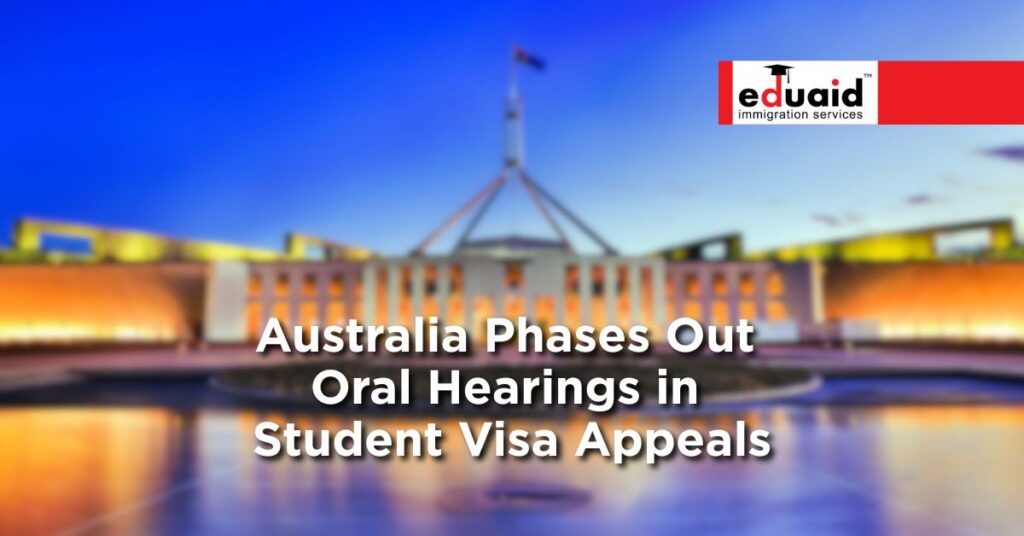 Australian student visa appeal oral hearings