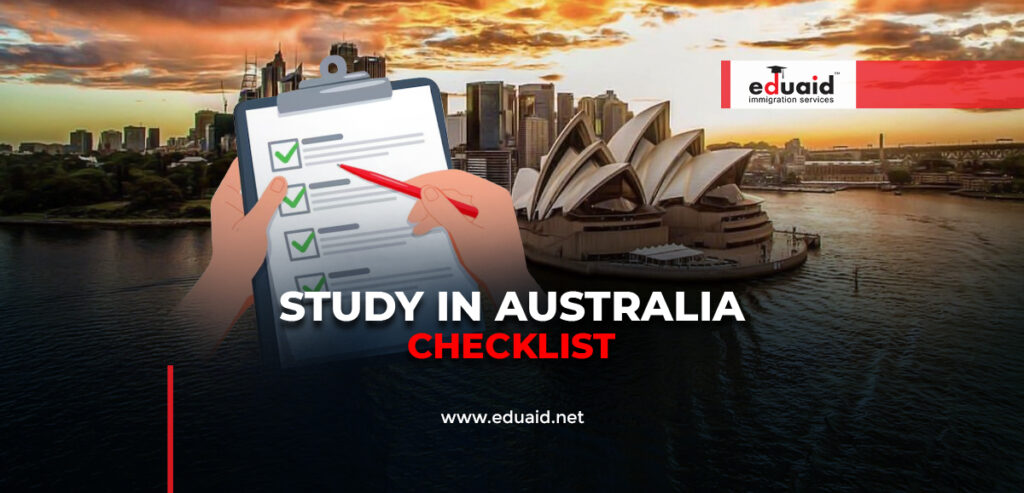 Study in Australia Checklist